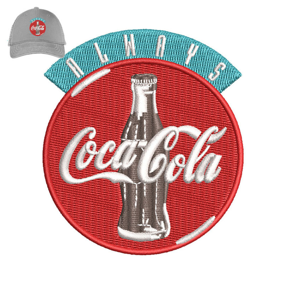 Always Coca-Cola Embroidery logo for Cap..jpg