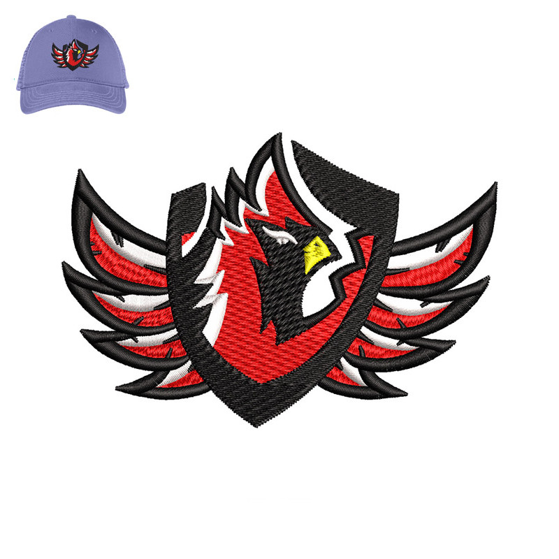 Angry bird Embroidery logo for Cap..jpg