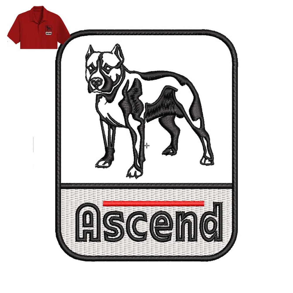 Ascend Dog Embroidery logo for Polo Shirt..jpg