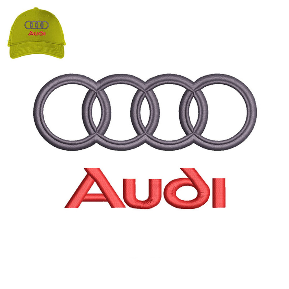 Audi Car Embroidery logo for Cap..jpg