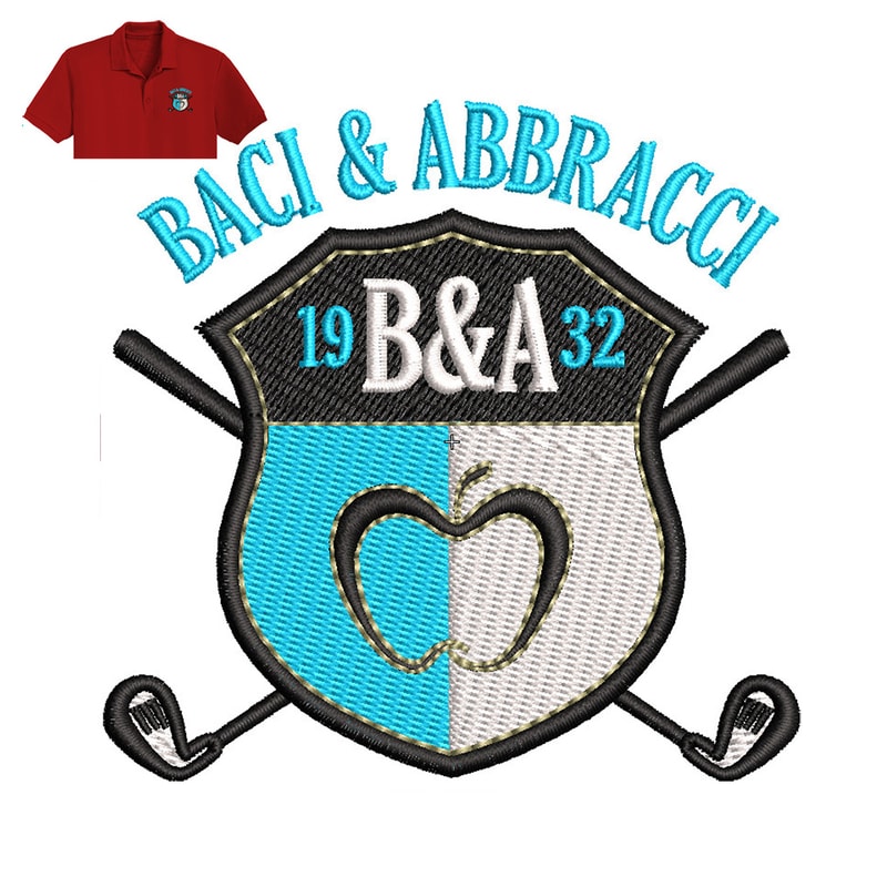 BACI & Abbracci Embroidery logo for Polo Shirt..jpg
