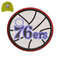 Basketball 76ers patch Embroidery logo for Cap..jpg