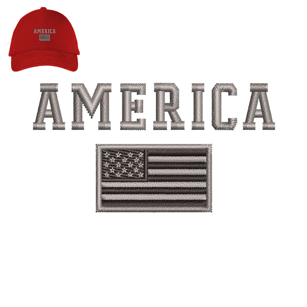 Best America flag Embroidery logo for Cap ..jpg