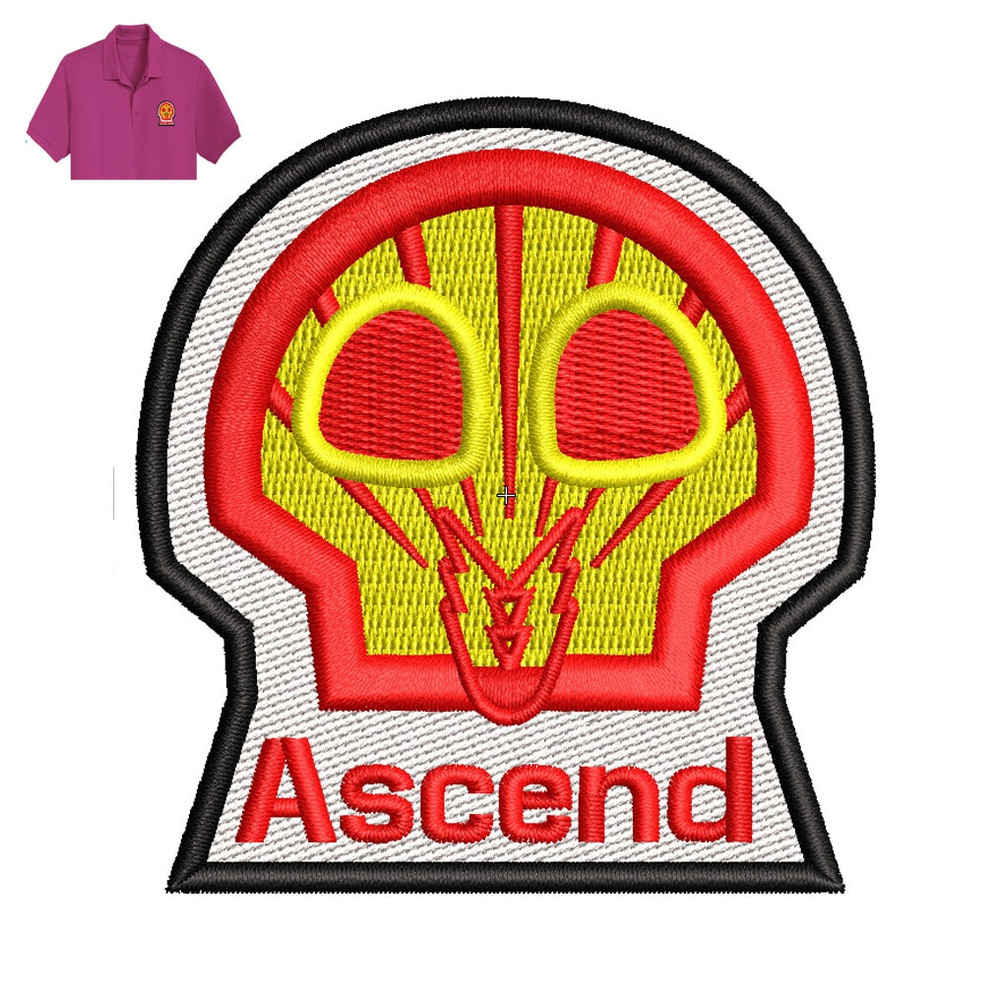 Best Ascend Embroidery logo for Polo Shirt..jpg