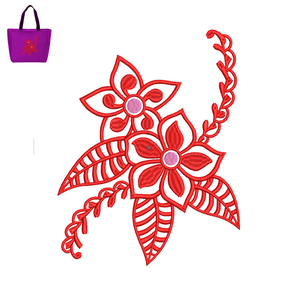 Best Bag Flower Embroidery logo for Bag..jpg