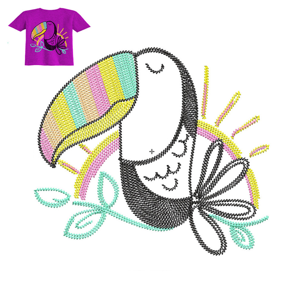 Best Bird Embroidery Logo For Baby T-Shirt ..jpg