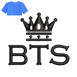 best bts embroidery logo for t-shirt ,logo embroidery, embroidery design, logo nike embroidery