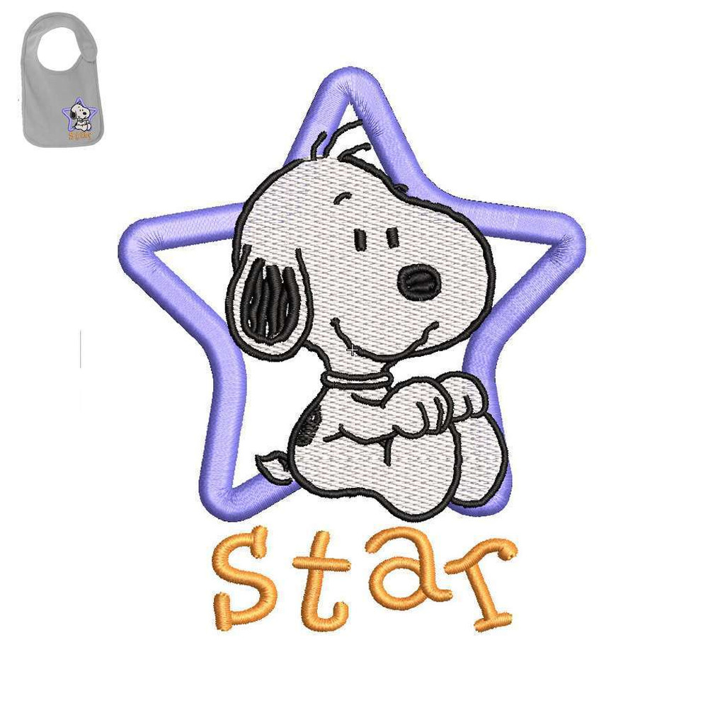 Best Cartoon Embroidery logo for Baby Bib..jpg