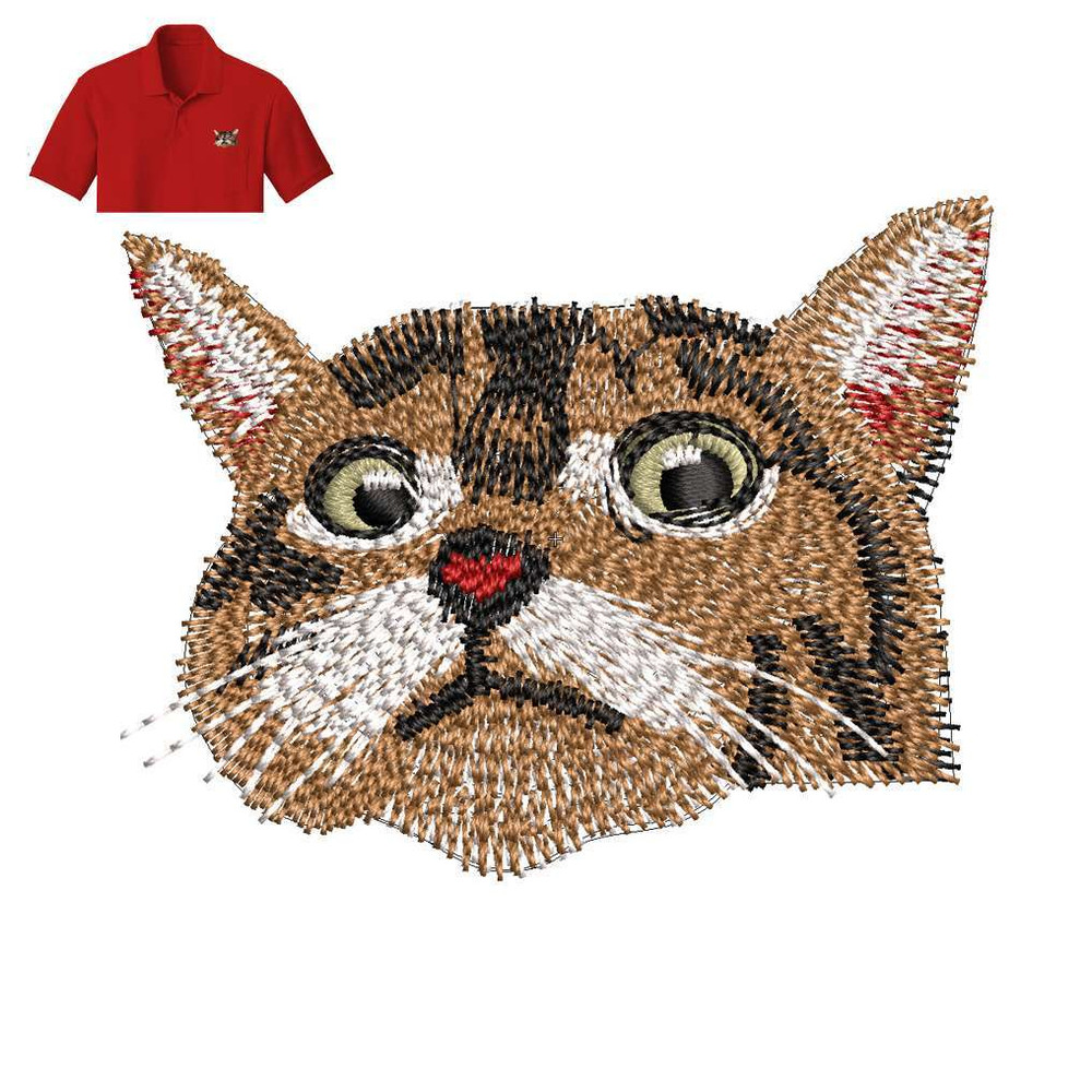 Best Cat Embroidery logo for Polo Shirt..jpg