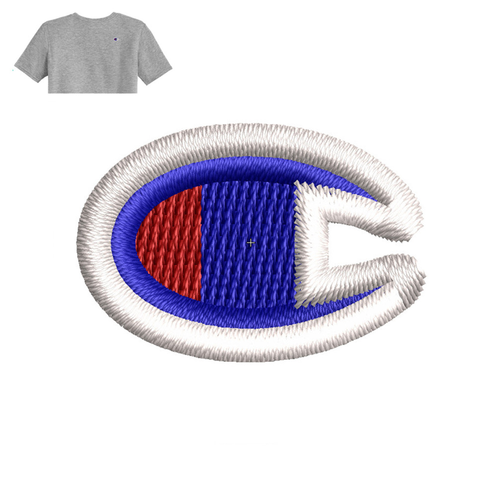 Best Champion Embroidery logo for T-Shirt..jpg