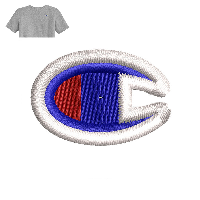 Best Champion Embroidery logo for T-Shirt..jpg