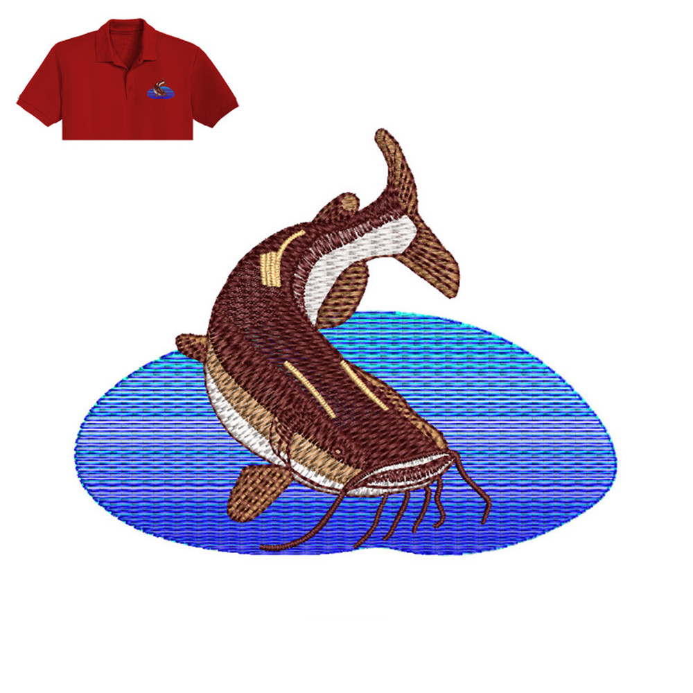 Best Fish Embroidery logo for Polo Shirt. 1.jpg