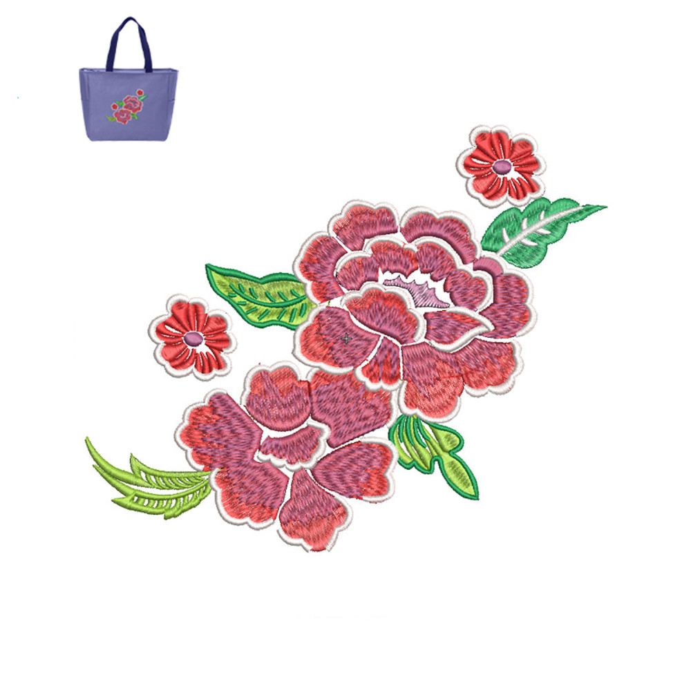 Best Flowers Embroidery logo for Hand bag..jpg