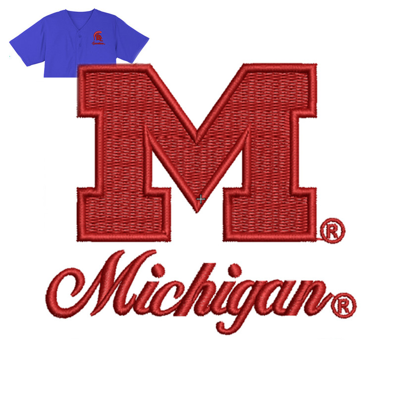 Best Michigan Embroidery logo for Jersey ..jpg