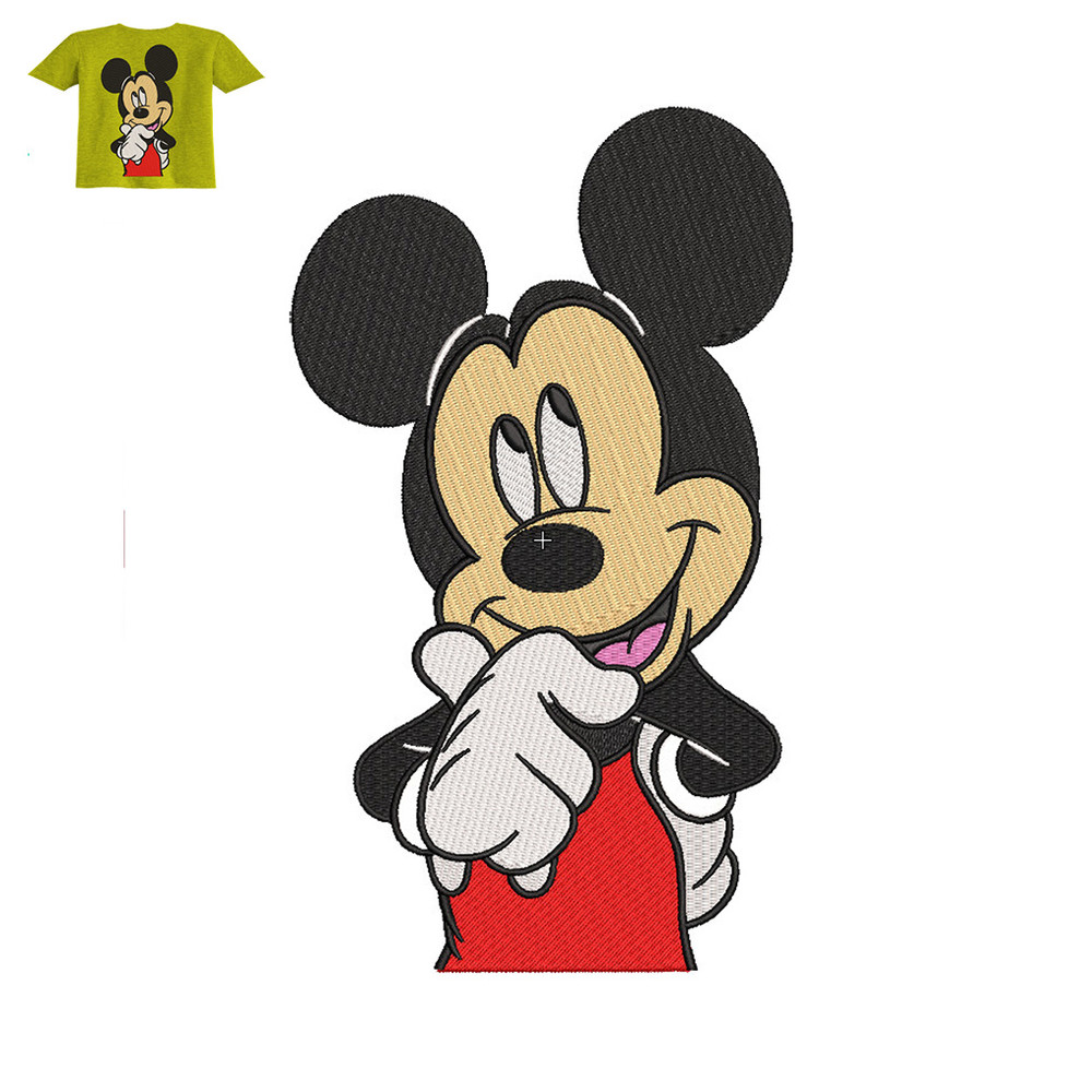 Best Mouse Mickey Embroidery logo for T-Shirt ..jpg