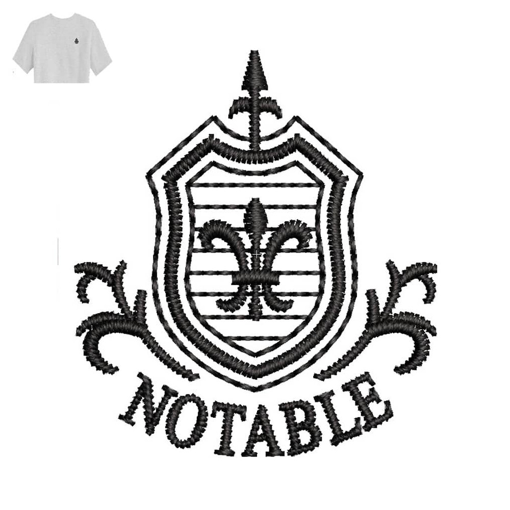 Best Notable Embroidery logo for T -Shirt..jpg