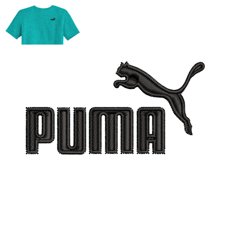 Best Puma Letters Embroidery Logo For T-shirt..jpg