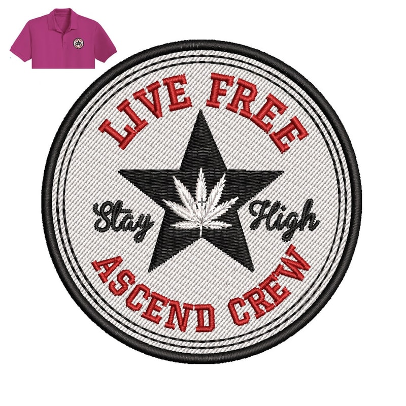 Best Star Embroidery logo for Polo Shirt..jpg