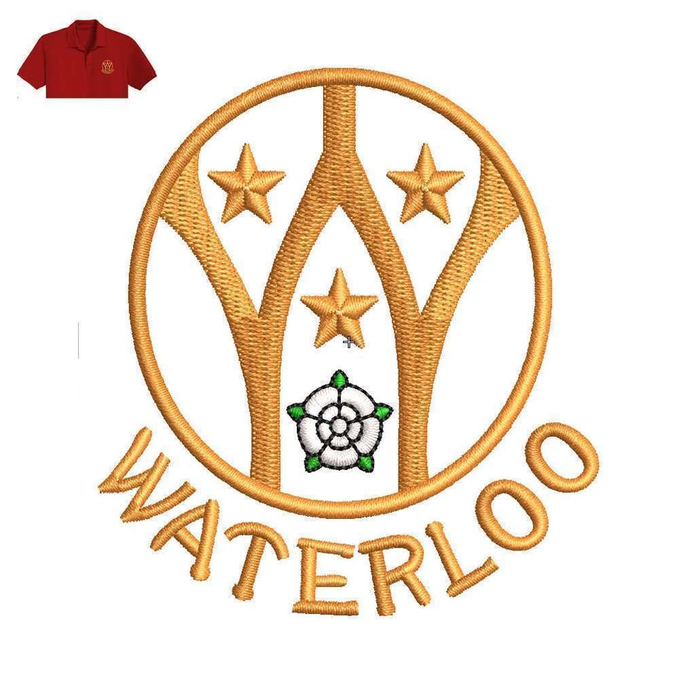 Best Waterloo Embroidery logo for Polo Shirt..jpg