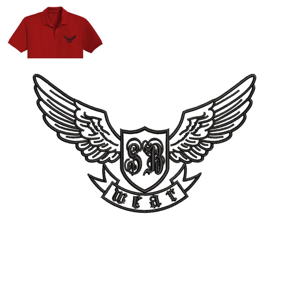 Black Owl Embroidery logo for Polo Shirt..jpg