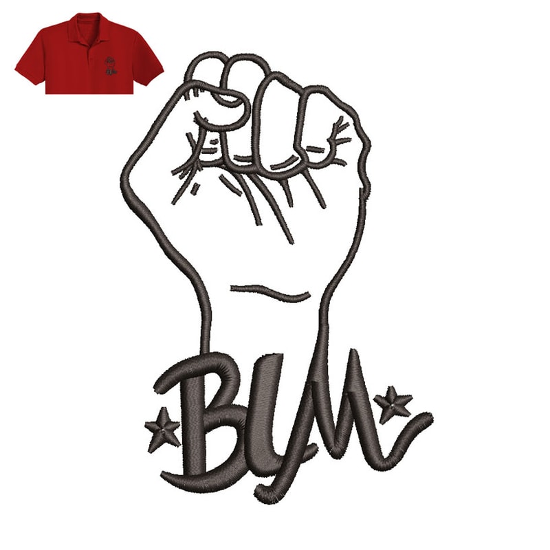 BLM Fist Embroidery logo for Polo Shirt..jpg