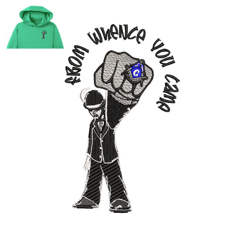 Boxing man Embroidery logo for Hoodie..jpg