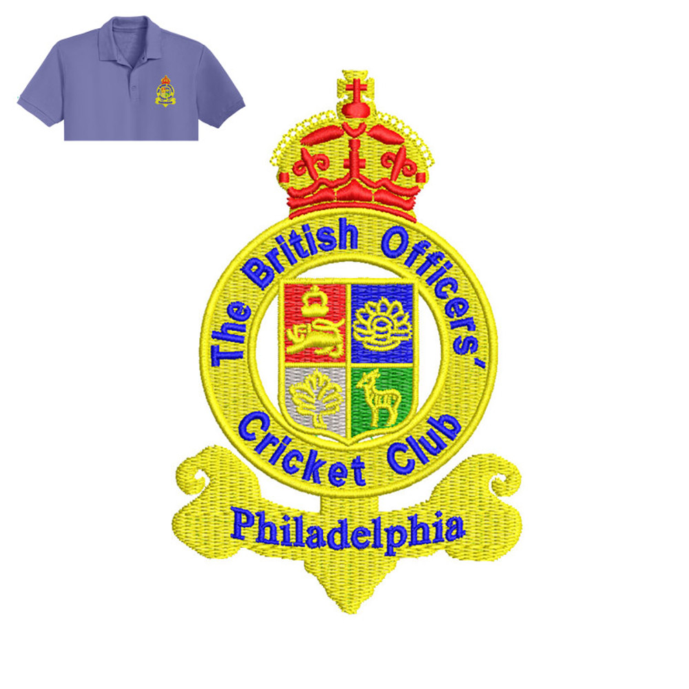 British Officers Embroidery logo for Polo Shirt..jpg