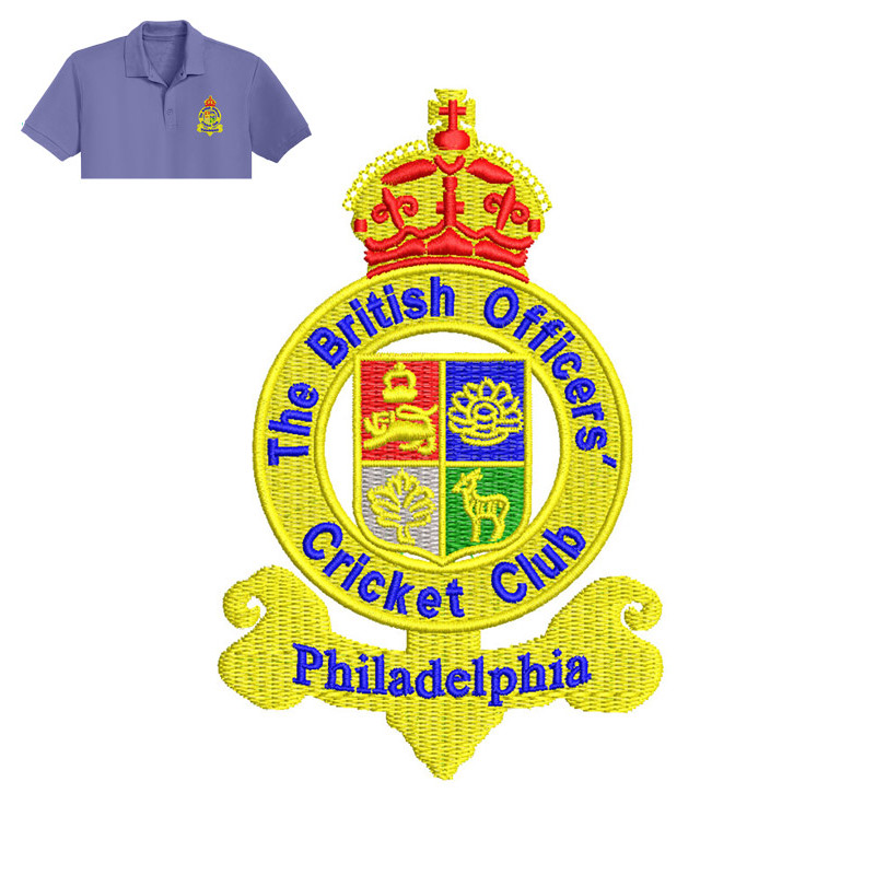 British Officers Embroidery logo for Polo Shirt..jpg