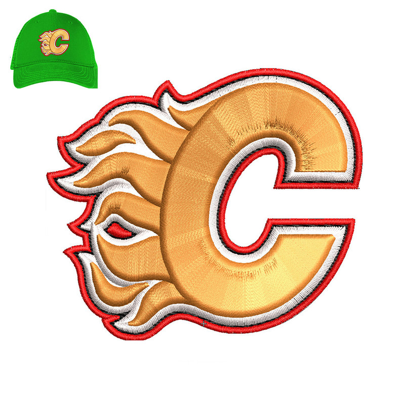Calgary Embroidery 3D puff Logo For Cap..jpg