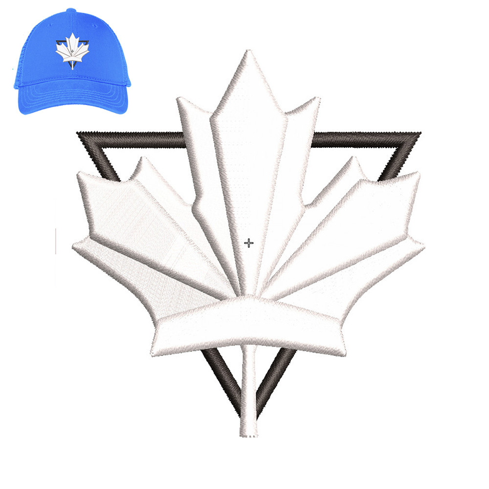 Canada Flag 3d puff Embroidery logo for Cap..jpg