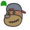 Cartoon Head 3d puff Embroidery logo for Cap..jpg