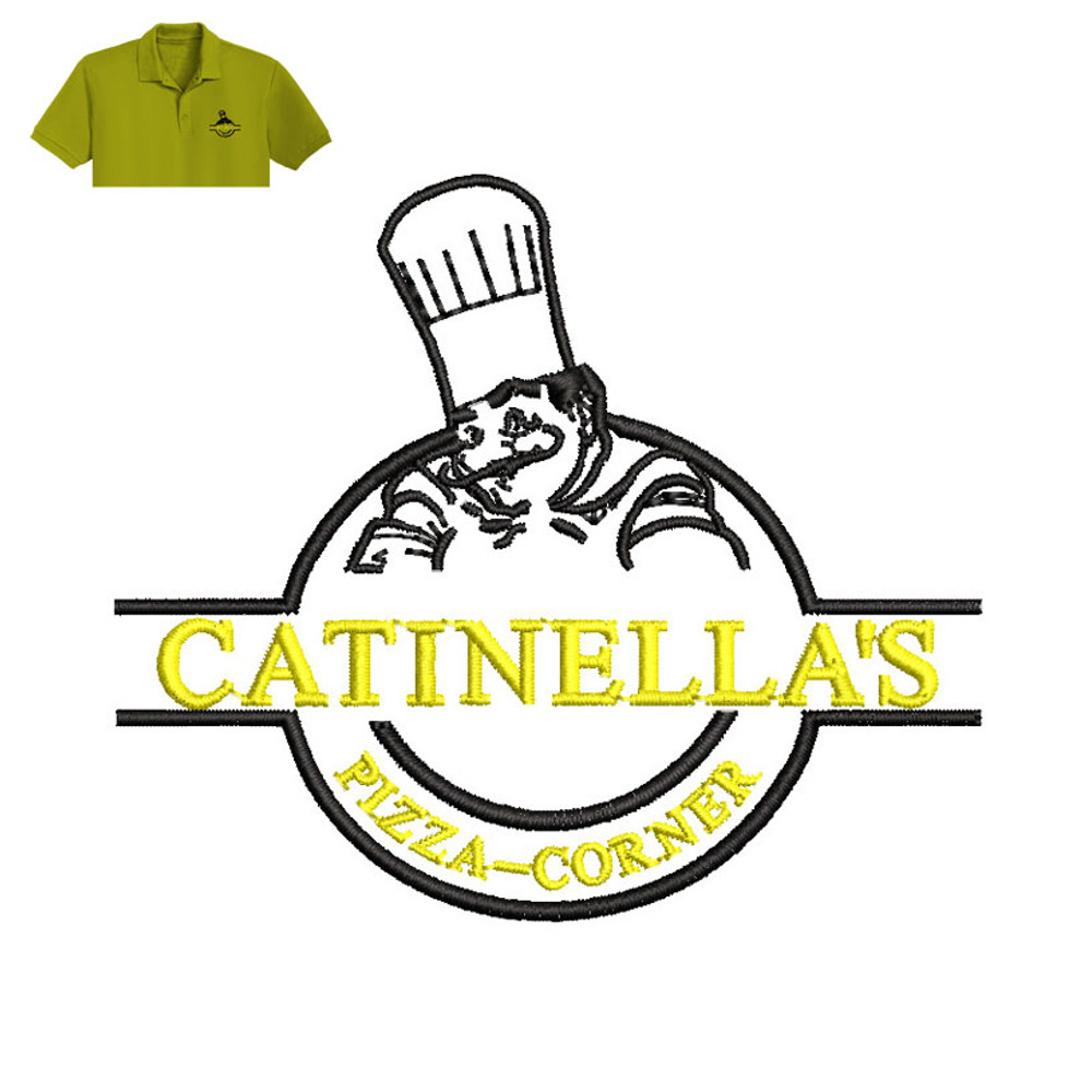 Catinella Pizza Corner Embroidery logo for Polo Shirt..jpg