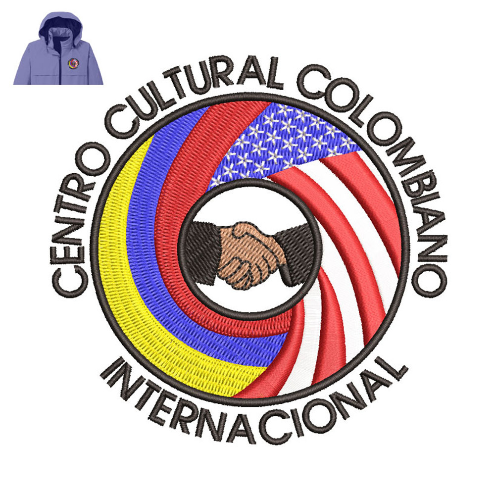 Centro Cultural Colombiano Embroidery logo for Jacket..jpg