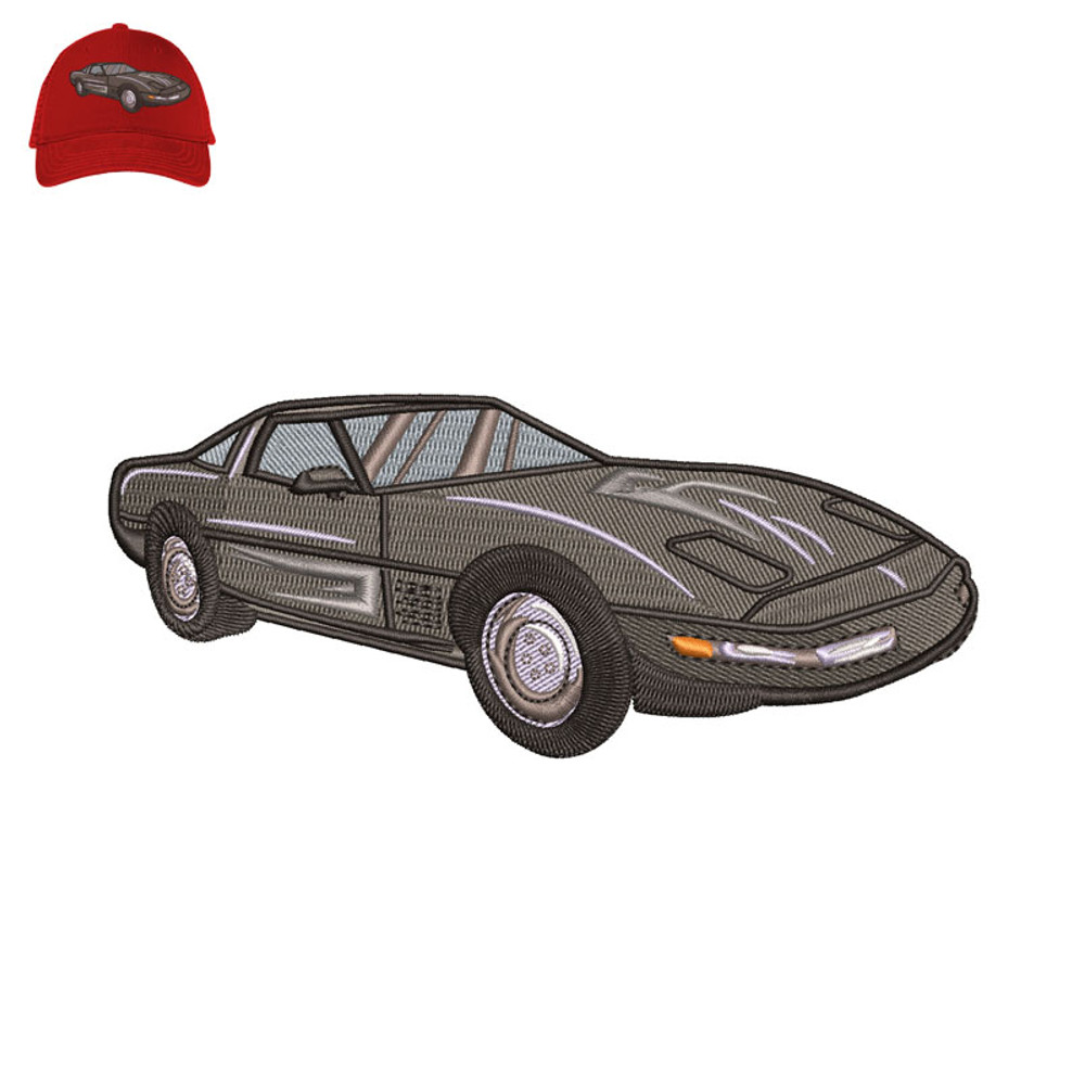 Chevrolet Corvette Embroidery logo for Cap..jpg