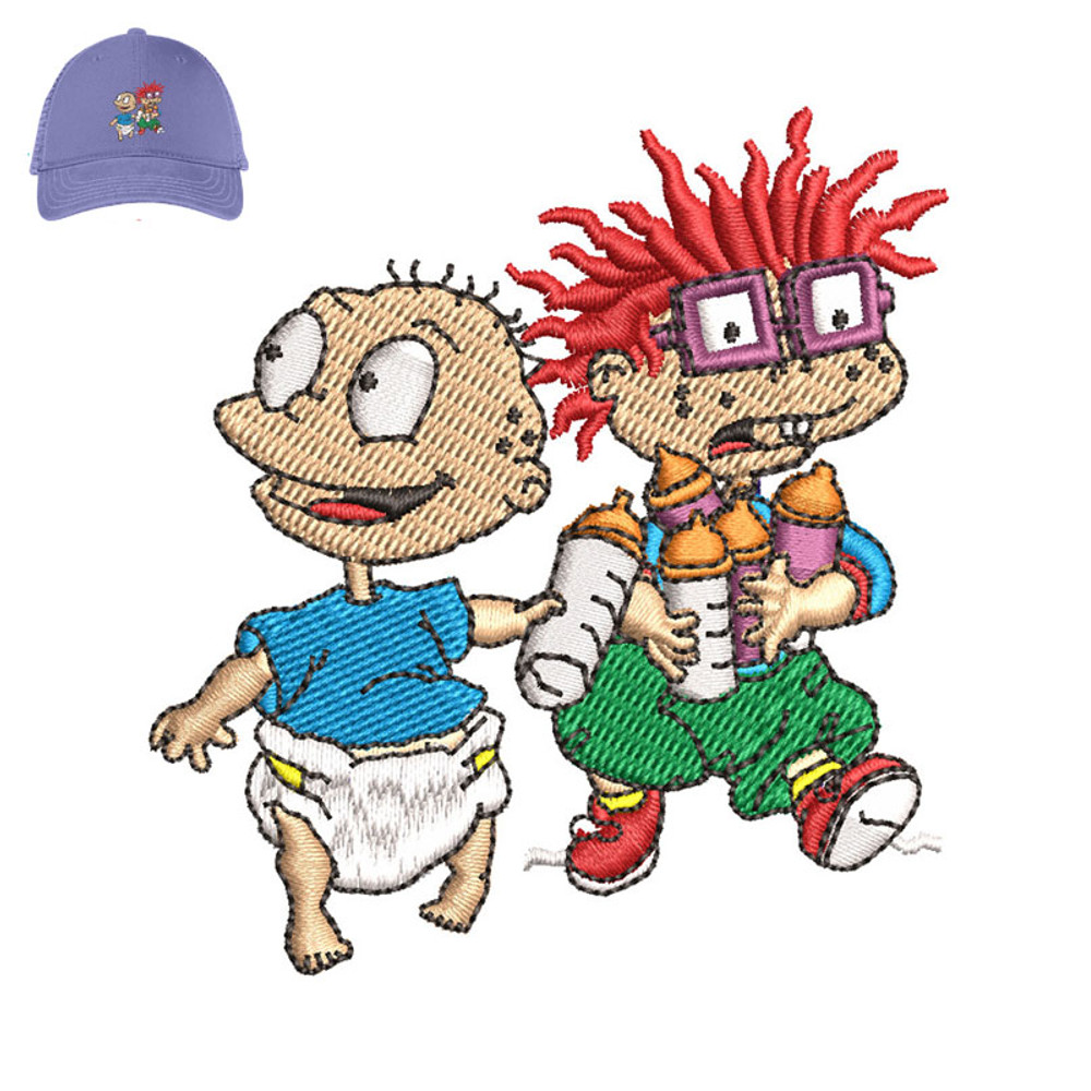 Chuckie And Tommy Embroidery logo for Cap..jpg