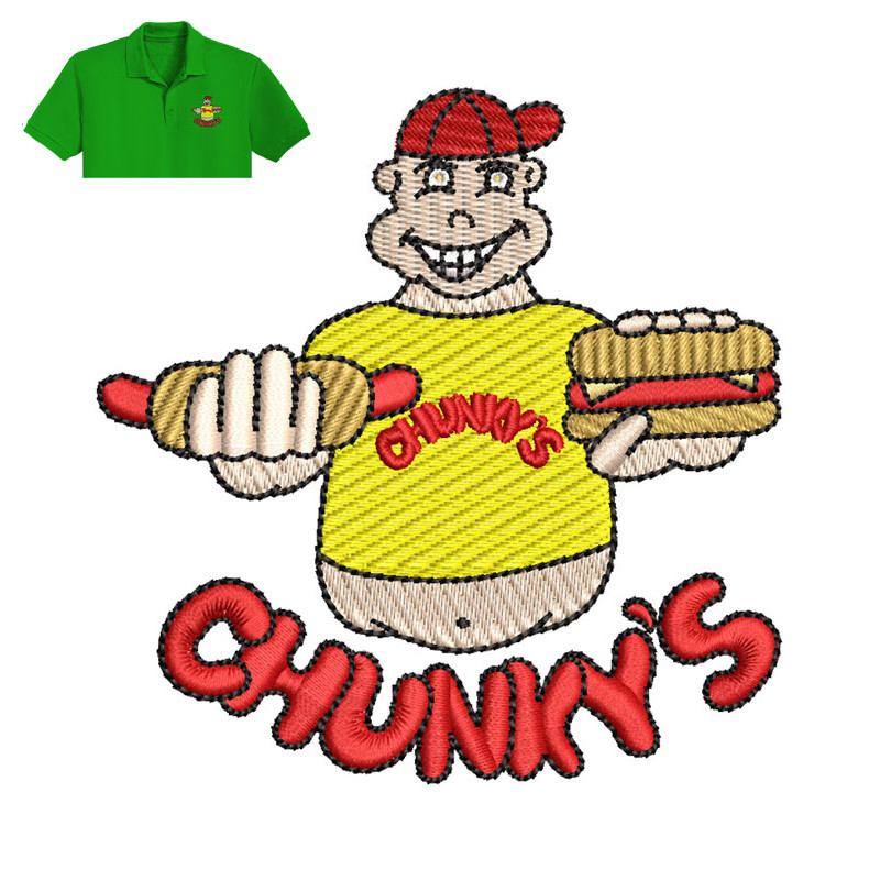 Chunky Cartoon Embroidery logo for Polo Shirt..jpg