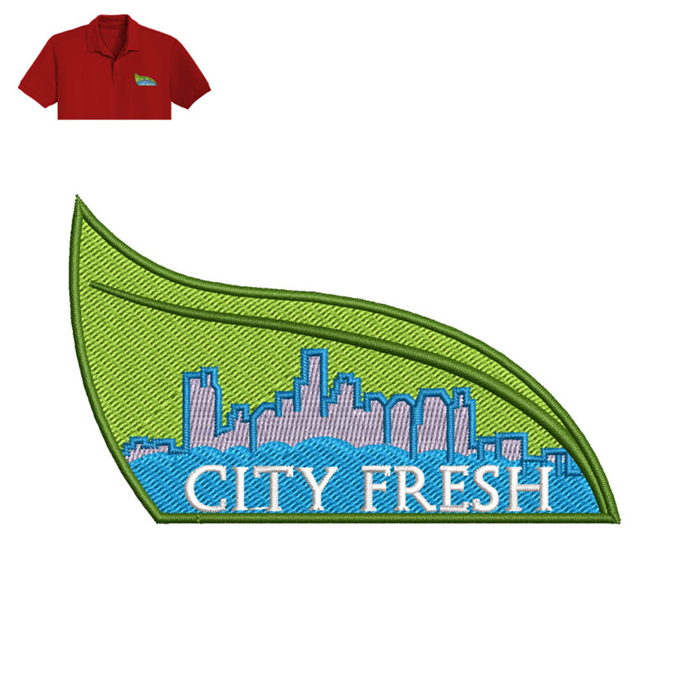 City Fresh Market Embroidery logo for Polo Shirt..jpg