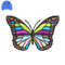 Colorful Butterfly Embroidery logo for Cap..jpg