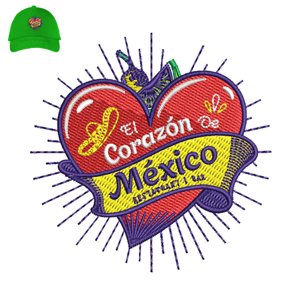 Corazon Mexico Embroidery logo for Cap..jpg