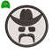 Cow Boy Embroidery logo for Cap..jpg