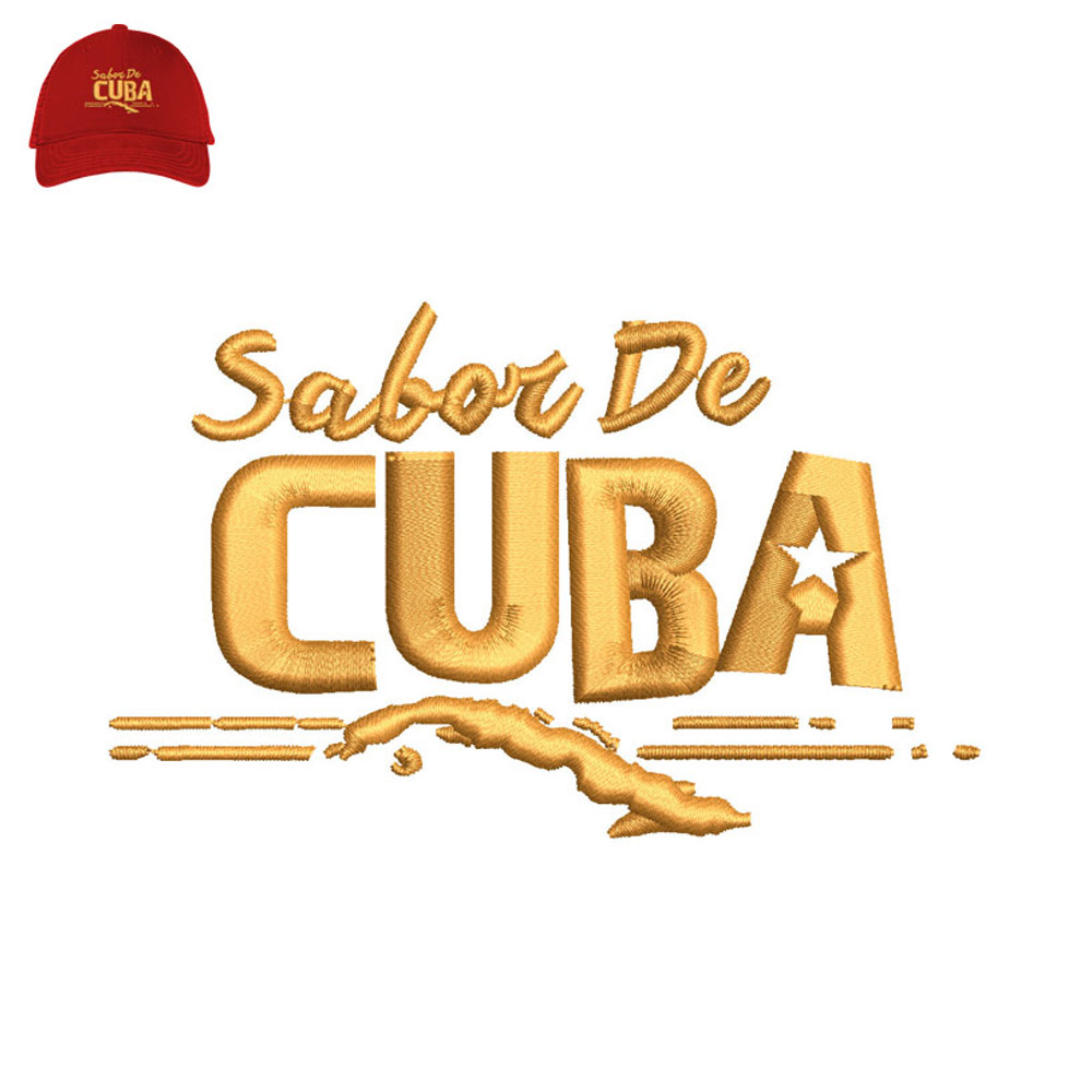 Cuban Restaurant Embroidery logo for Cap..jpg