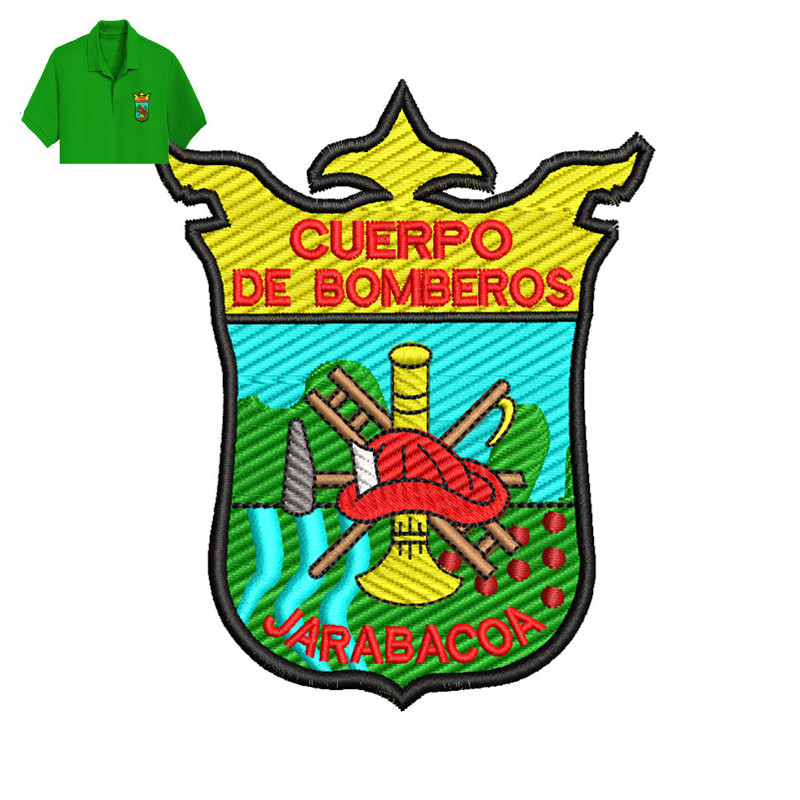 Cuerpo De Bomberos Embroidery logo for Polo Shirt..jpg