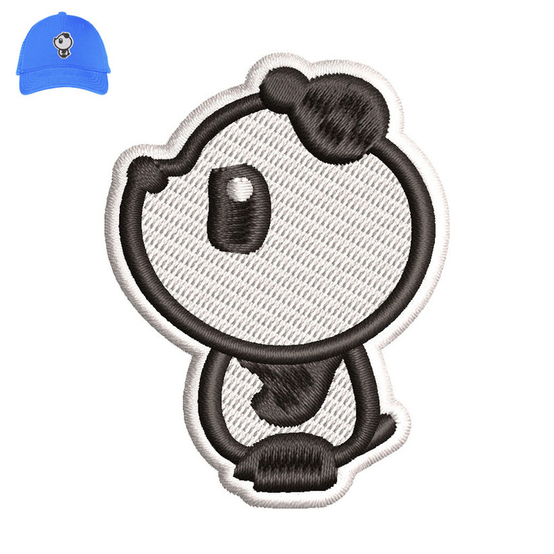 Cute Panda Embroidery logo for Cap..jpg