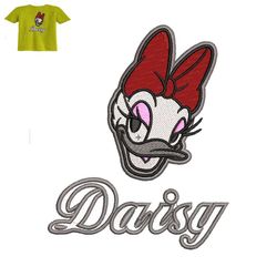 Daisy Deer Embroidery logo for Baby T Shirt,logo Embroidery, Embroidery design, logo Nike Embroidery