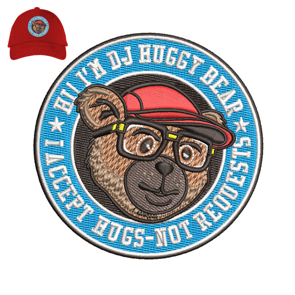 Dj Huggy Bear Embroidery logo for Cap..jpg