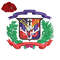 Dominicana Republic Embroidery logo for Polo Shirt..jpg