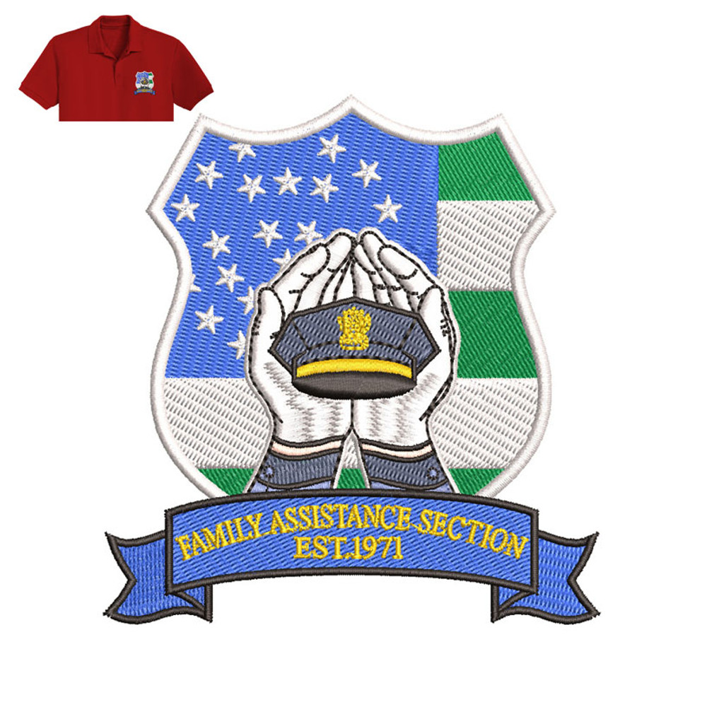 Family Assistance Section Embroidery logo for Polo Shirt..jpg