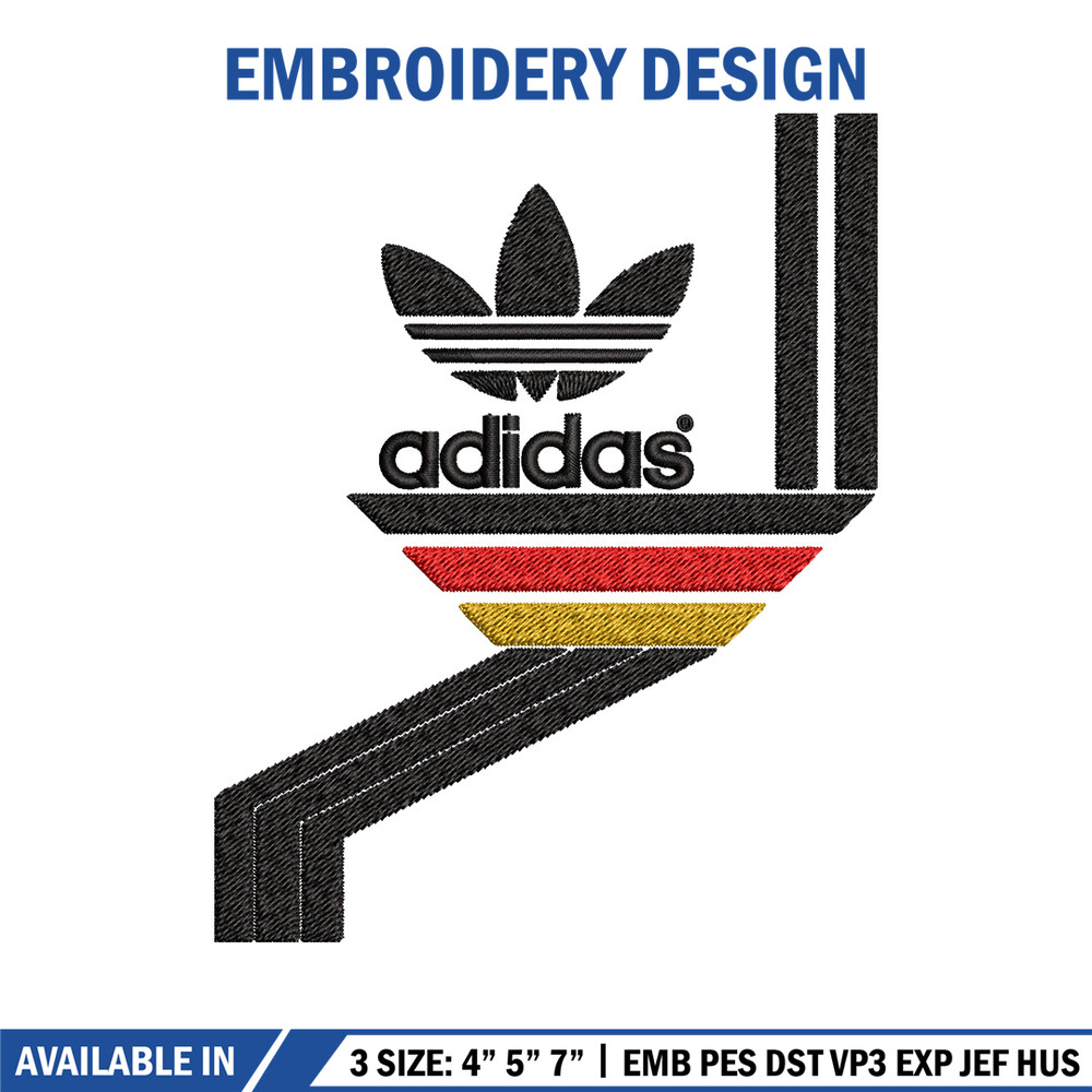 Adidas design Embroidery Design, Adidas Embroidery, Brand Embroidery, Embroidery File, Logo shirt, Digital download.jpg