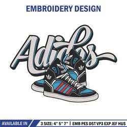 Adidas logo Embroidery Design, Rugrats Embroidery, Embroidery File, Anime Embroidery, Adid47