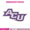 Abilene Christian logo embroidery design, NCAA embroidery, Sport embroidery, Embroidery design ,Logo sport embroidery..jpg